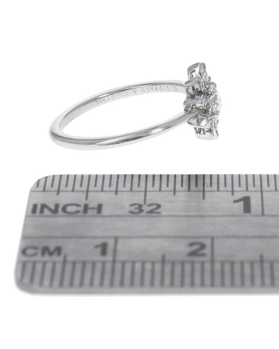 Tiffany & Co. Enchantment Diamond Flower Ring in Platinum